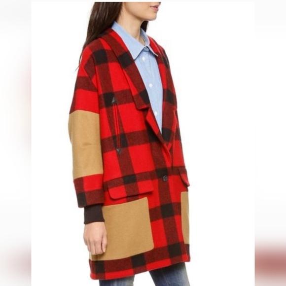Rachel Comey Karloff Coat in Red SALE - Picture 1 of 7